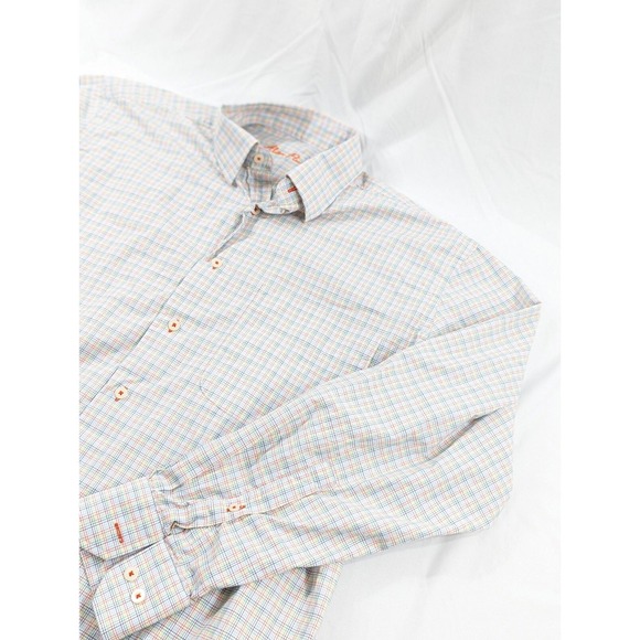 Alan Flusser Other - Alan Flusser Long Sleeve Bright Rainbow Plaid  Size Medium‎
